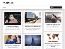 Tablet Screenshot of mail.wain.cl